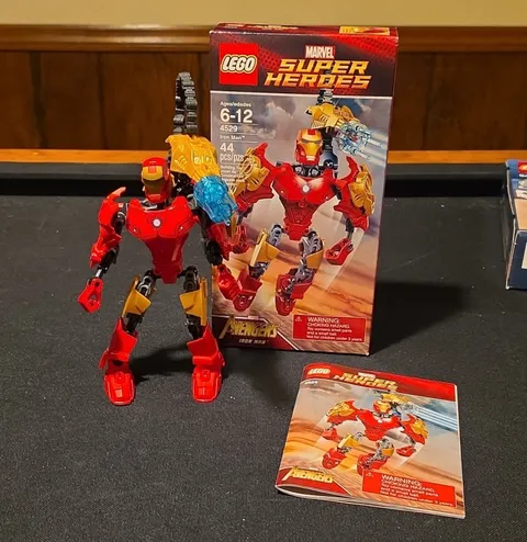 LEGO Marvel Super Heroes Iron Man 4529 44pc Incomplete Set w/ Box & Instructions