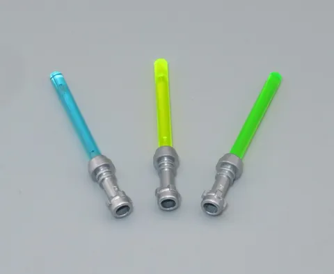LEGO Star Wars Lightsaber hilt weapons trans blue green yellow