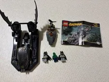 LEGO Batman The Batboat: Hunt for Killer Croc 7780 In 2006 Used Retired W/Manual