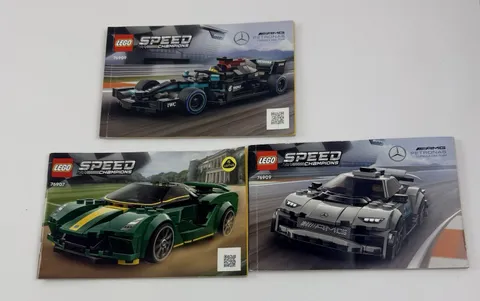 Lego Booklet Lot - 76909 (2) And 76907
