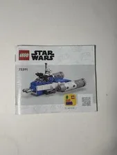 LEGO Star Wars: Captain Rex Y-Wing Microfighter (75391) INSTRUCTIONS ONLY