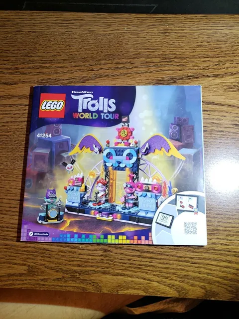 LEGO Trolls World Tour: Volcano Rock City Concert 41254 Instruction Manual Only
