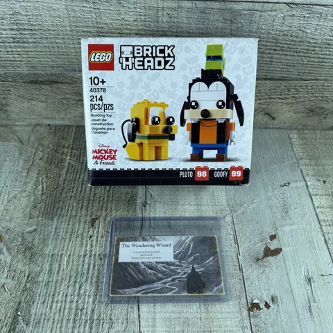 LEGO 40378 BRICKHEADZ: Disney Goofy & Pluto Brand New Sealed Retired