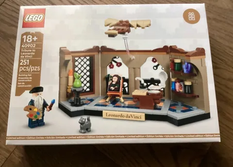LEGO GWP Set 40902 Tribute To Leonardo Da Vinci Brand New Sealed