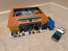 LEGO 71016 The Simpsons Kwik-E-Mart Set 100% Complete No Box And Instructions 