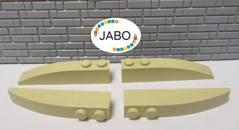 (G4/8) LEGO 4x 42022 Arch Brick Slope 6x1 Tan 6208 4884 7298