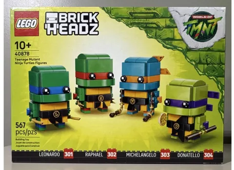 LEGO BrickHeadz TMNT 40878 Teenage Mutant Ninja Turtles Sealed New