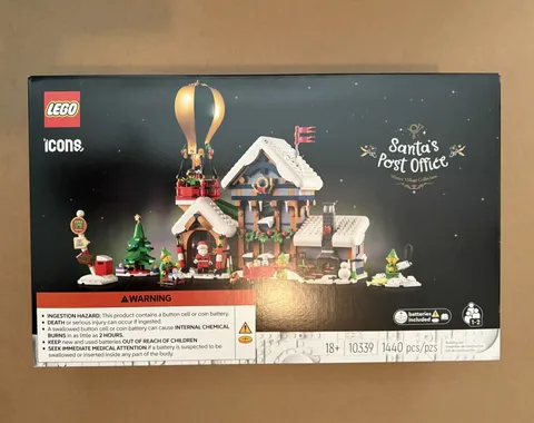 LEGO Icons Santa’s Post Office Christmas Village Decoration 10339 Building Set