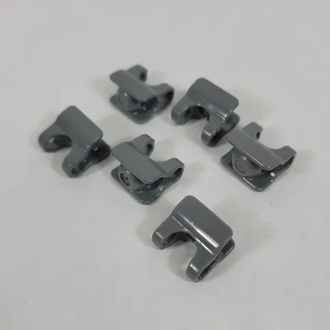 6X LEGO Hero Factory DARK BLUISH GREY Arm Leg Ball Joint Extender Part Lot 98613