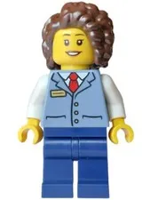 LEGO® Minifig cty2011 - Streetcar Driver - Female