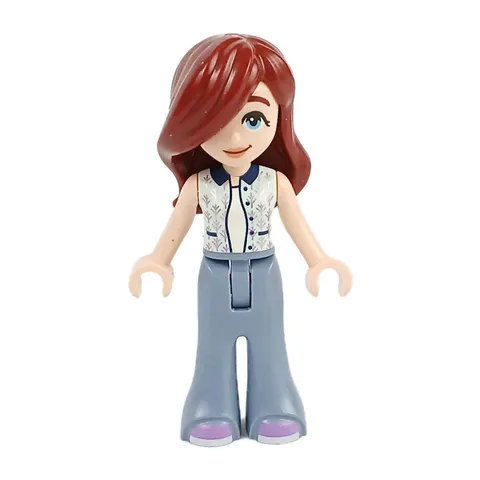 2023 LEGO® Friends PAISLEY Minifigure™ Minidoll  Light Aqua Vest frnd0627