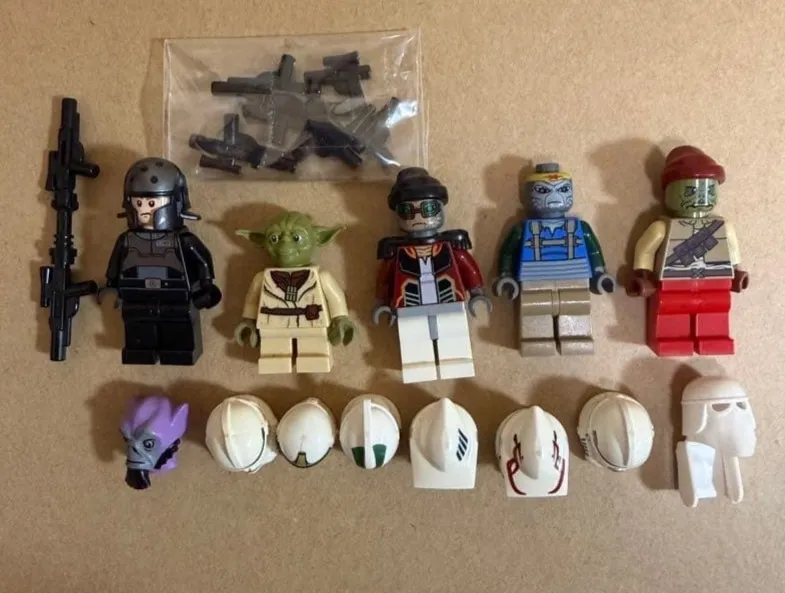 LEGO Minifigure Star Wars Agent Kallus Hondo Ohnaka Lot Set Bulk Sale