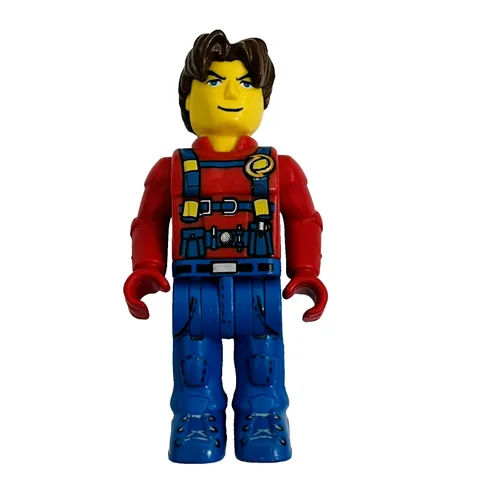 LEGO Juniors Jack Stone Minifigure Red Top Shirt Blue Bottom Pants Replacement