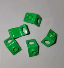  LEGO® 5 Bright Green Minifigure Part neck Bracket Back Plate Green Goblin 1374