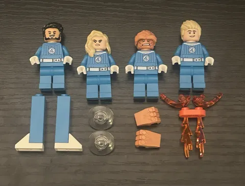 Lego Fantastic Four Minifigures and Accessories 100% Complete! (from Set 76316)
