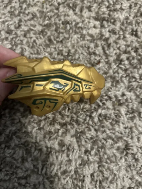 LEGO Ninjago Dragon Head Pearl Gold Dark Green The Golden Dragon Upper Jaw