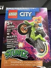 LEGO City Stuntz Bear Stunt Bike 60356, Flywheel-Powered Motorbike Toy new toy