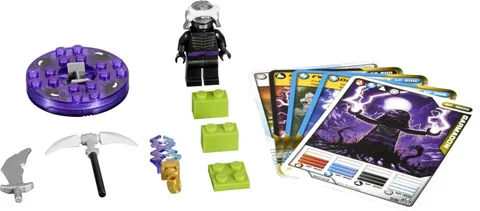 LEGO NINJAGO 2256 Lord Garmadon 1 Minifigure 23 Pieces With Cards No Packaging