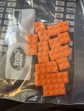 (20) 2x2 Orange LEGO Pieces