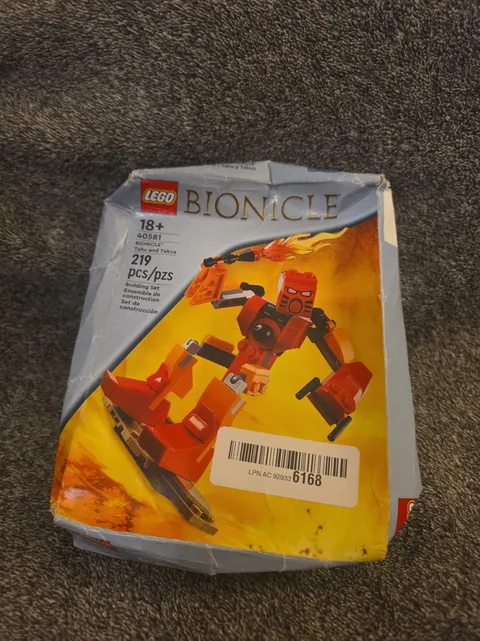 SEALED LEGO Icons: Bionicle Tahu And Takua GWP (40581)