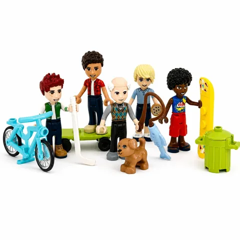 LEGO Friends Boy Mini Doll Lot 5 Male Figures Accessories Building Figure Toy