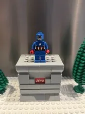 Captain America Lego Minifigure sh0106 - Marvel Superheroes Set 76017 Nice!