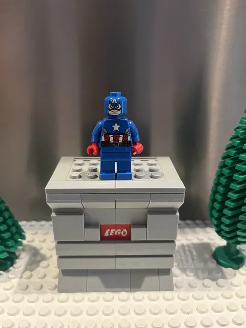 Captain America Lego Minifigure sh0106 - Marvel Superheroes Set 76017 Nice!