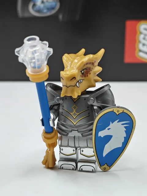 NEW Dragonborn Paladin Custom Lego Minifigure Dungeons & Dragons 71047