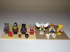 Huge Lot Lego Chima Minifigures And Accessories