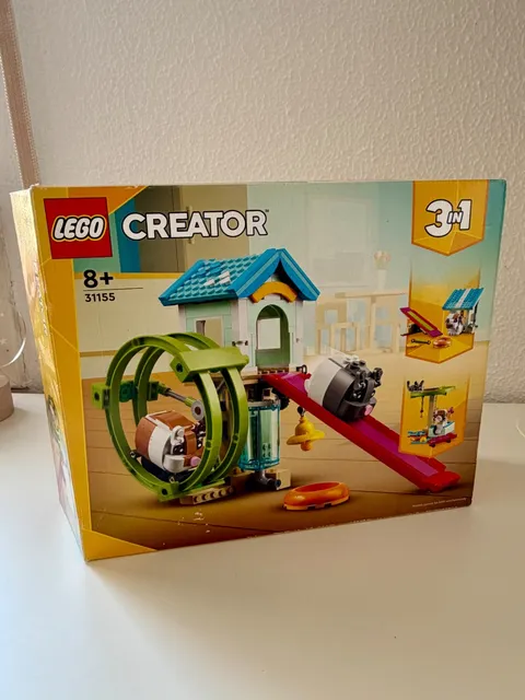 LEGO Creator 3 in 1 Hamster Wheel 31155 416 Pieces Complete Set Box