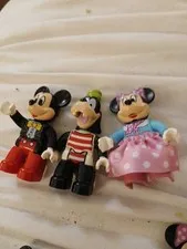 LEGO DUPLO Mickey Mouse & Minnie Mouse Goofy Figures F/S Disney Characters 3 PC 