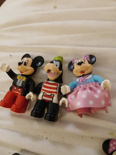 LEGO DUPLO Mickey Mouse & Minnie Mouse Goofy Figures F/S Disney Characters 3 PC 
