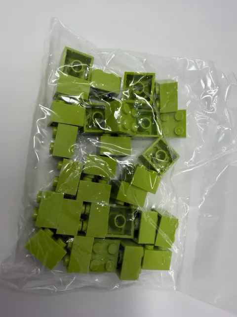 LEGO 3003 New Lime 2x2 Building Bricks Blocks Parts & Pieces Lot Of 30