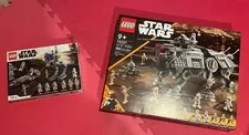 LEGO Star Wars Lot 75337 AT-TE Walker & 75280 501st Battle Pack Sealed In Box 
