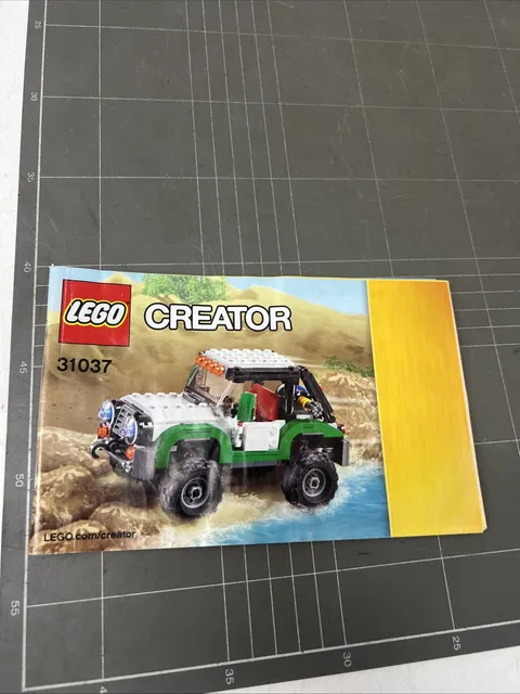 VINTAGE TOY LEGO MANUAL INSTRUCTIONS BOOKLET ART CREATOR 31037