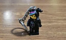 Lego Wyldstyle Lucy minifigure keychain from Lego Movie used