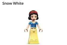 LEGO Snow White Minifigure Doll Disney Princess 43276 43205 10738