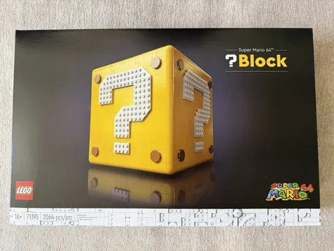 ** NEW ** LEGO Super Mario 64 Question Mark Block Building Set Model Set 71395