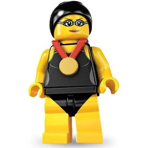 Lego Series 7 Swimming Champion Mini Figure