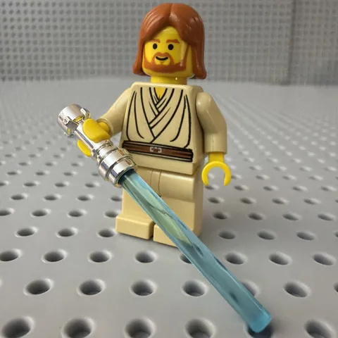 LEGO Young Obi-Wan Kenobi Minifigure STAR WARS 7133 Sw0055a