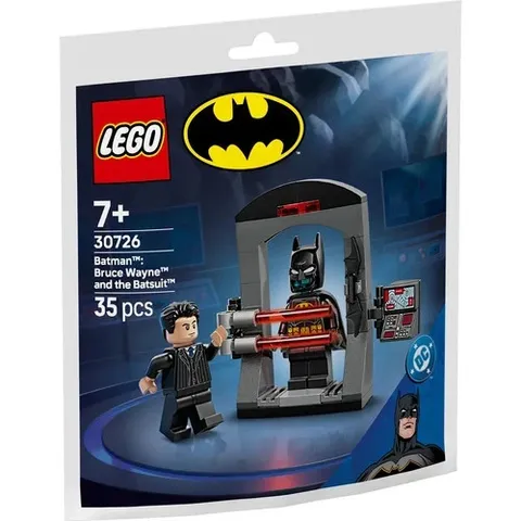 FREE SHIPPING! LEGO Batman Bruce Wayne and the Batsuit Paper Bag 30726 (SEALED)