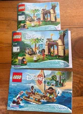 Lego Moana Manual Only Lot - 41150 41149 Book 1 & 2
