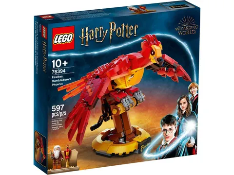 LEGO® Set #76394 Fawkes, Dumbledore’s Phoenix (New and Sealed in Original Box)