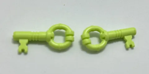 Lego 40359a 19118 Yellowish Green Key lot qty 2 Harry Potter Hidden Side