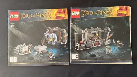 Lego 9473 Mines of Moria Lord of the Rings Hobbit ONLY instructions books 1-2