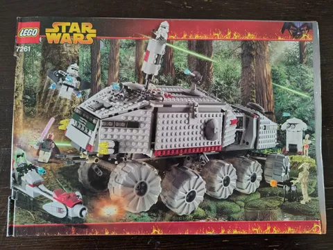 Lego Star Wars 7261 Clone Turbo Tank Instructions Manual ONLY