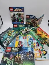 LEGO Instruction Manuals Lot Nexo Knights DC Alien Conquest Monster Fighters