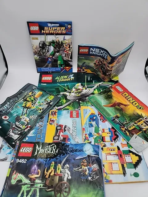 LEGO Instruction Manuals Lot Nexo Knights DC Alien Conquest Monster Fighters