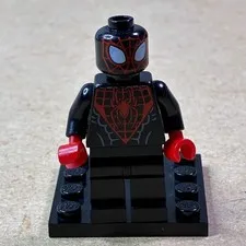 LEGO Miles Morales BLACK SPIDER-MAN 76036 Super Hero Minifigure Figure