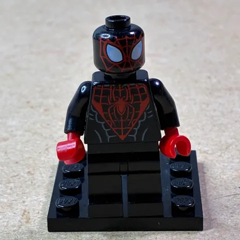 LEGO Miles Morales BLACK SPIDER-MAN 76036 Super Hero Minifigure Figure